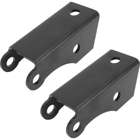 Kit de rehausseurs d'essieu Drop Shock Extenders pour Chevrolet Silverado C10 – Supports d'extension de suspension, kit de remplacement en acier, réduction de hauteur, 2 pièces, compatible C10 Pickup. (1/5)