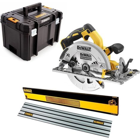 Dewalt DCS572NT 18v XR Brushless 184mm Circular Saw Plunge Base+ 1.0m Guide Rail