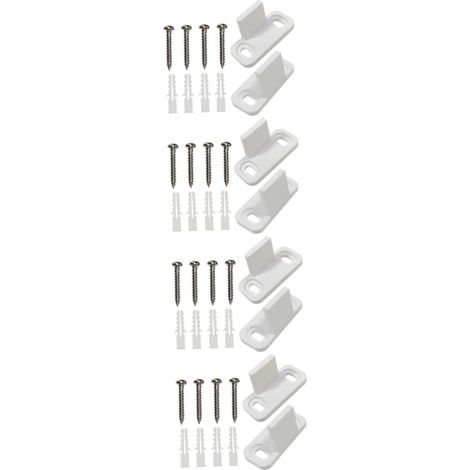8 pièces guide de sol pour porte coulissante (1/5)