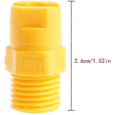 Flat Fan Spray Nozzle Plastic Industry Reduce Temperature Spraying Tool (1/5)