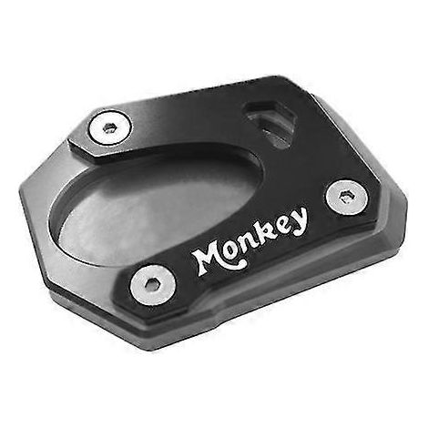 Für Honda Monkey 125 Monkey125 2018-2022 Motorrad CNC-Seitenständer-Verlängerungsplatte - Grau