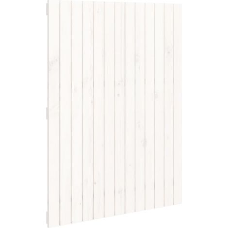 Maison Exclusive - Wand-Kopfteil Weiß 82,5x3x110 cm Massivholz Ki