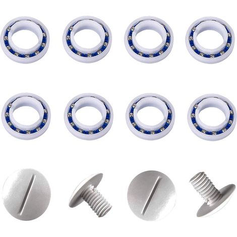 C60 Roulements à billes adaptables roue plastique compatible avec robot nettoyeur piscine Polaris 180 280 (1/5)