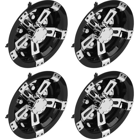 Quatre enjoliveurs de roue de 8 pouces en forme de balle de golf réduisent la résistance au vent fabriqués en matériau ABS léger, adaptés à EZ-GO. (1/5)