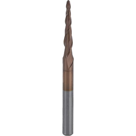 Kegelschaftfräser aus Wolframstahl – Hervorragende Spanabfuhr, hohe Oberflächengüte für Holzbearbeitung (R0,75x)