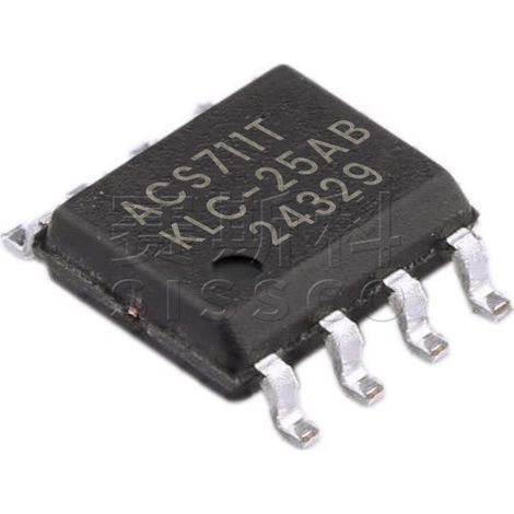 Circuit intégré de composant électronique ACS711KLCTR-25AB-T, 5 unités de circuit intégré de composant électronique, 5 unités expédiées.