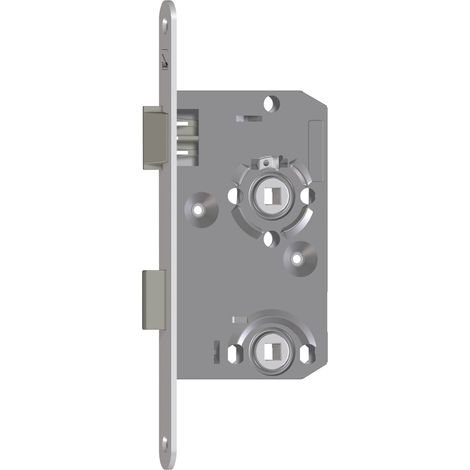 SAG Einstemmschloss 1 413000 WC, DM 55,Stulp 235x18x3mm,links, silber lackiert (1/3)