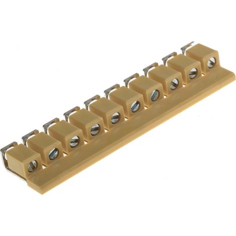 Cavalier transversal RS PRO pour Bloc de jonction pour rail DIN ( Prix pour Paquet de 5 ) (1/2)