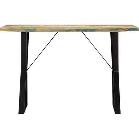 Maison Exclusive - Esstisch 120x60x76 cm Altholz Massiv (1/5)
