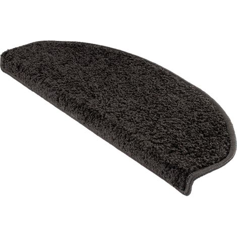 Stufenmatte Bali Schwarz Halbrund 23,5 x 65 cm