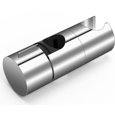 Duschhalterung, 18–25 mm, verstellbarer Durchmesser, Chrom-Design, Handbrausenhalter, einfache Installation für Duschstange