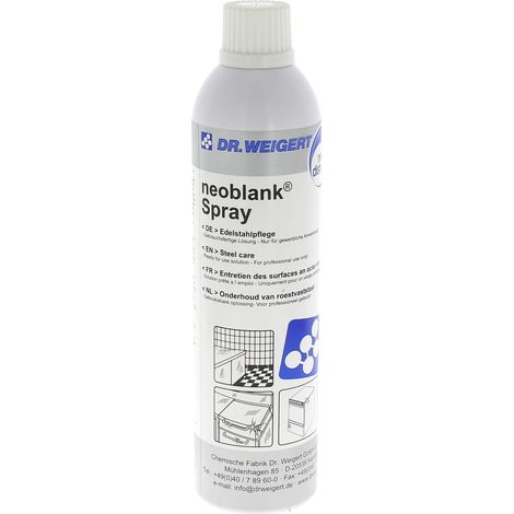 detergente cromato per acciaio inox neoblank 468559
