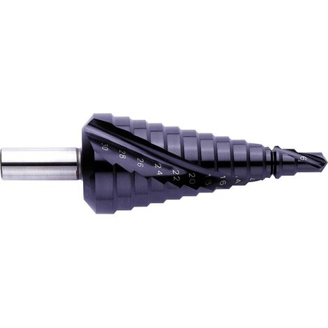 Foret étagé Exact 796 / 07023 HSS 6 - 30 mm TiAIN Longueur totale 98 mm tige à 3 surfaces 1 pc(s) (1/2)
