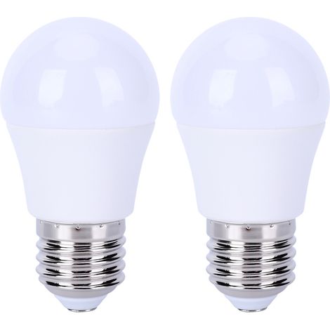 Eosnow 2pcs E27 85-265V 5W 5000k hohe Helligkeit LED-Glühbirnenlampe für Schlafzimmer Wohnzimmer