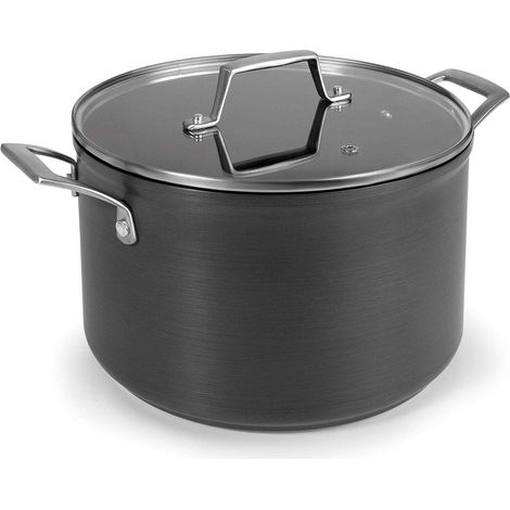 Lacor 48124 Aluminium-Anodisierter Kochtopf 24 cm (1/2)
