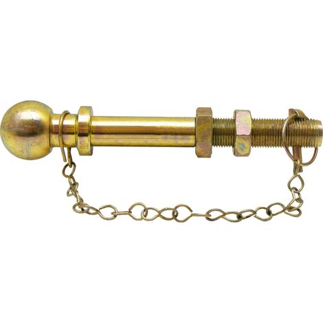 Axe à rotule pour attelage agricole, diamètre 25,4 mm, 1 pouce, filetage 1 UNF, longueur 195 mm (1/2)
