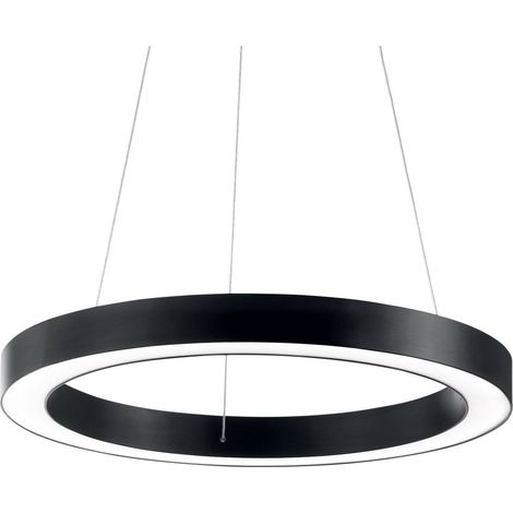 Ideal Lux Oracle - Colgante de techo grande LED integrado Negro 3000K