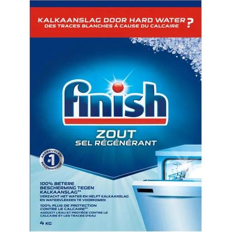Finish Sale rigenerante trasparente per lavastoviglie 4 kg