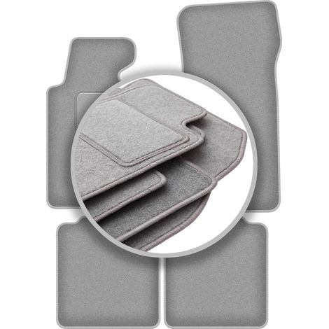 Alfombrillas grises para coche: BMW Serie 7 E32 largo (1986-1994) (1/5)
