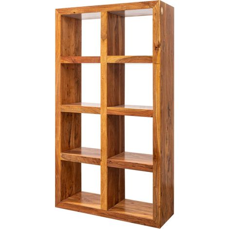 Regal CUBUS Akazie 96x35x174 honig lackiert OXFORD 0336