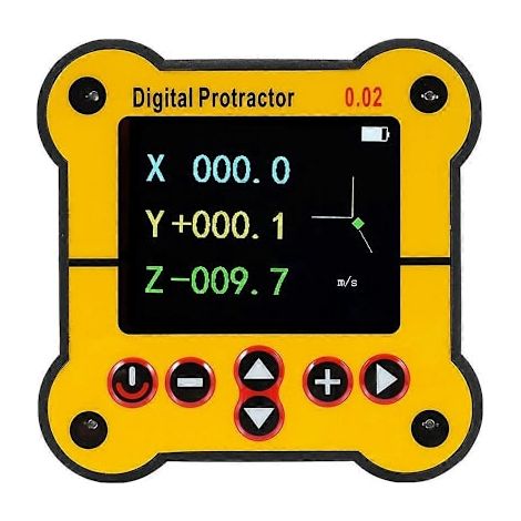 Zweiachsige digitale Wasserwaage, elektronischer Winkelmesser, Präzisions-Neigungsmesser (1/5)