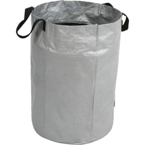 Sac de Jardin 100L, Sac à Feuilles Réutilisable, Poche de Rangement pour Déchets Verts, Sac de Transport Portable Résistant, Sac à Déchets Pliable pour Pelouse, Lot de 2 (1/5)