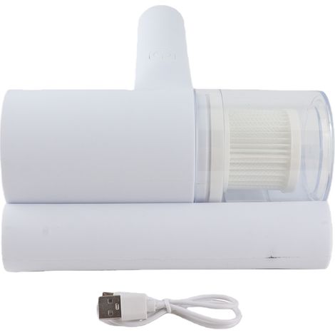 Aspirateur de lit portable sans fil puissant de 20 000 Pa, mini aspirateur de lit, déshumidification, autonomie de 60 minutes, 7,4 V (1/5)