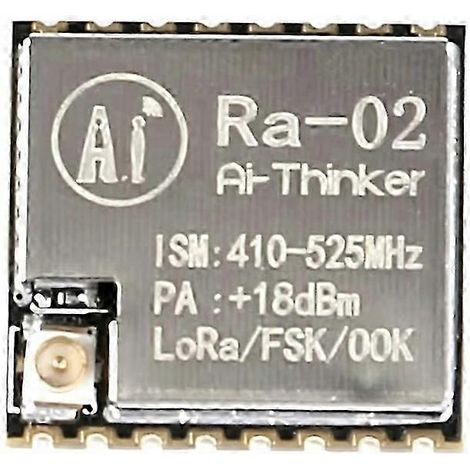 Module de transmission de données sans fil LoRa SX1278 Ra-02 LoRa à spectre étalé, 433 MHz, SPI ZI (1/5)