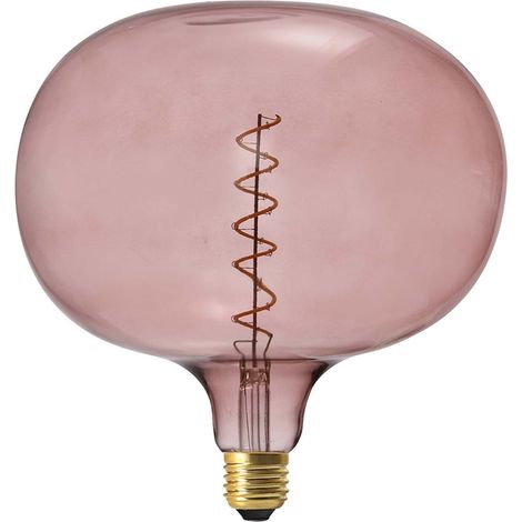 AMPOULE BULLE 220X225MM E27 ROSE 6W (1/5)