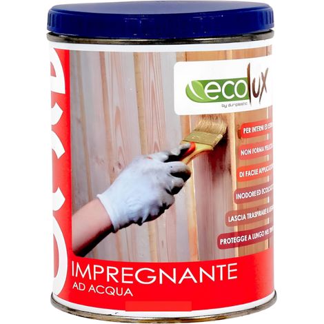 Ecolux impregnante fondo protettivo acrilico ciliegio per legno formato 0,750 lt - confezione 1