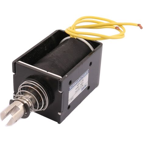 DC 24V 10mm 65N Push-Pull-Typ DIY-Rahmen-Typ DC-Magnet-Elektromagnet-Magnet (1/3)