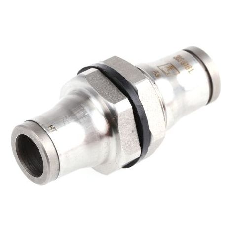 Adaptateur de traversée de cloison Legris LF3800 vers Enfichable, 8 mm Enfichable, 8 mm ( Prix pour 1 )