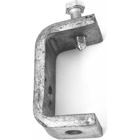 Bride pour profilé de 41mm, Acier ( Prix pour Sachet de 5 )