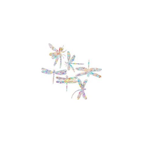 6 pièces Stickers Fenêtre Anti-collision Oiseaux Décoratifs Arc-ciel Effet Statique Non Adhésif Réutilisable pour Portes et Fenêtres 2pcs (1/5)