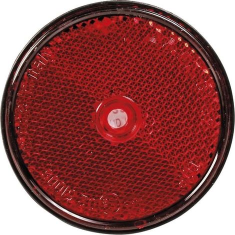 Catadioptre rond rouge diamètre 60mm UNIVERSEL 484065