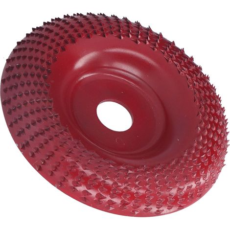 Disque abrasif pour sculpture, meulage, façonnage, accessoires pour meuleuse d'angle, polissage, 100 mm, rouge vin (1/5)