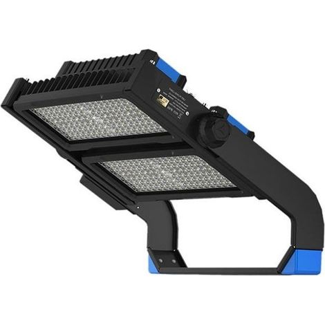 V-TAC PRO Faro LED Chip Samsung 500W 120LM/W con Driver MeanWell Colore Nero e Blu 120° 4000K Dimmerabile IP65 (1/5)