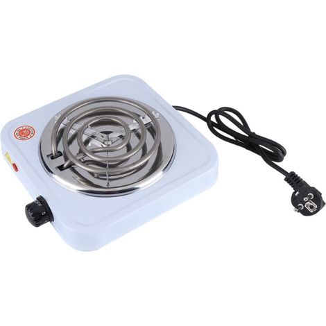 Cuisinière Électrique, 220V 1000W Réchaud Électrique en Métal pour Chauffer du Café, de l'eau et du Thé, Idéal pour Bureau, Dortoir ou Petits Appartements (1/5)