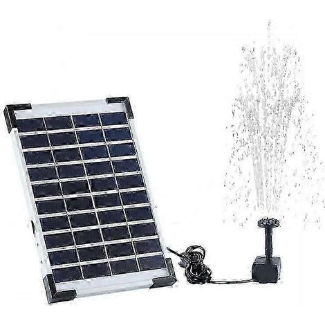 Kit de pompe à eau solaire, compatible avec les bassins équipés de pompes de fontaine submersibles et d'énergie solaire. (1/5)