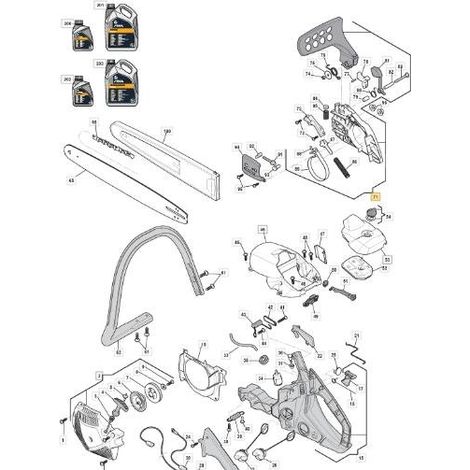 KUPPLUNGSGEHÄUSE MS 402-442 GELB - ORIGINAL STIGA - 383059013/0