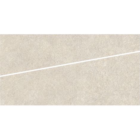 Carrelage effet Pierre Quartzite Blanc Cut Dalle A 120x60x2 cm Venturo - Sol extérieur (vendu par carton de 0,72 m²) - RO'MA CARRELAGE