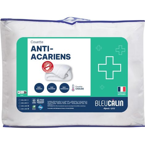 Bleu Câlin Piumino KMS40H200, Poliestere, Bianco, Doppio Piccolo, 220x220 cm (1/5)