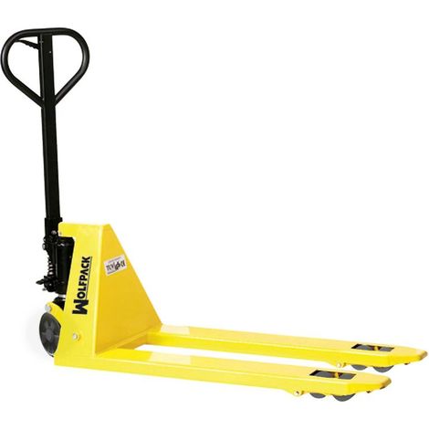 WOLFPACK LINEA PROFESIONAL transpaleta de almacen ruedas poliuretano 2,5 t.