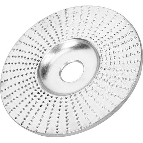 Disque à sculpter le bois pour meuleuse d'angle - pour façonner, meuler et couper, ouverture de 16 mm, 1 pièce, argenté, plat. (1/5)