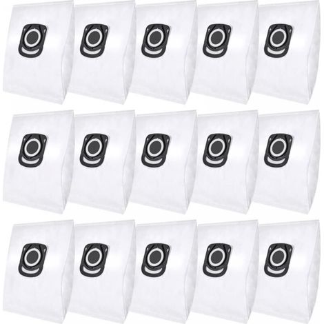 Lot de 15 sacs d'aspirateur, adaptés aux sacs à poussière, adaptés aux sacs à poussière (1/5)