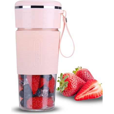 Blender portable rechargeable par USB, mini blender pour milkshakes et smoothies, gobelet presse-agrumes de voyage (1/5)
