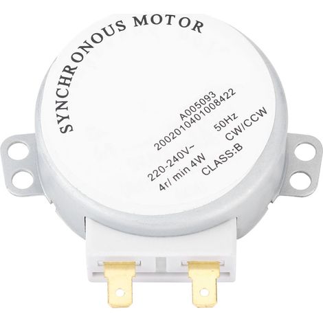 Moteur micro-synchrone TYJ50-8A7, 220-240 V CA, 4 tr/min, rotation horaire/contrainte, pour ventilateur électrique (1/5)
