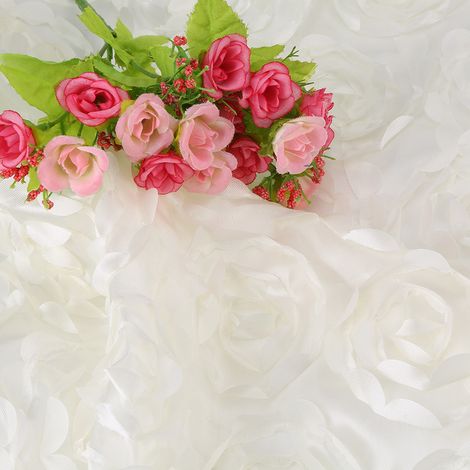 Accessoire photo pour nouveau-né : couverture d'emmaillotage douce pour bébé et tout-petit, couleur blanc laiteux. (1/5)