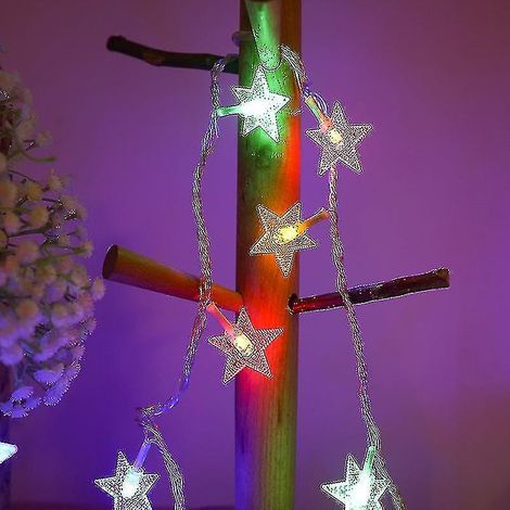 Lumières de Noël, ciel étoilé, chambre colorée, anniversaire, accessoires photo en forme de cœur