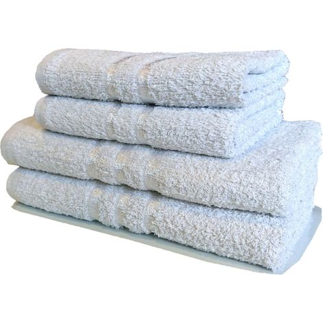Ensemble 2 Serviettes 70 x 130 cm -  Blanc